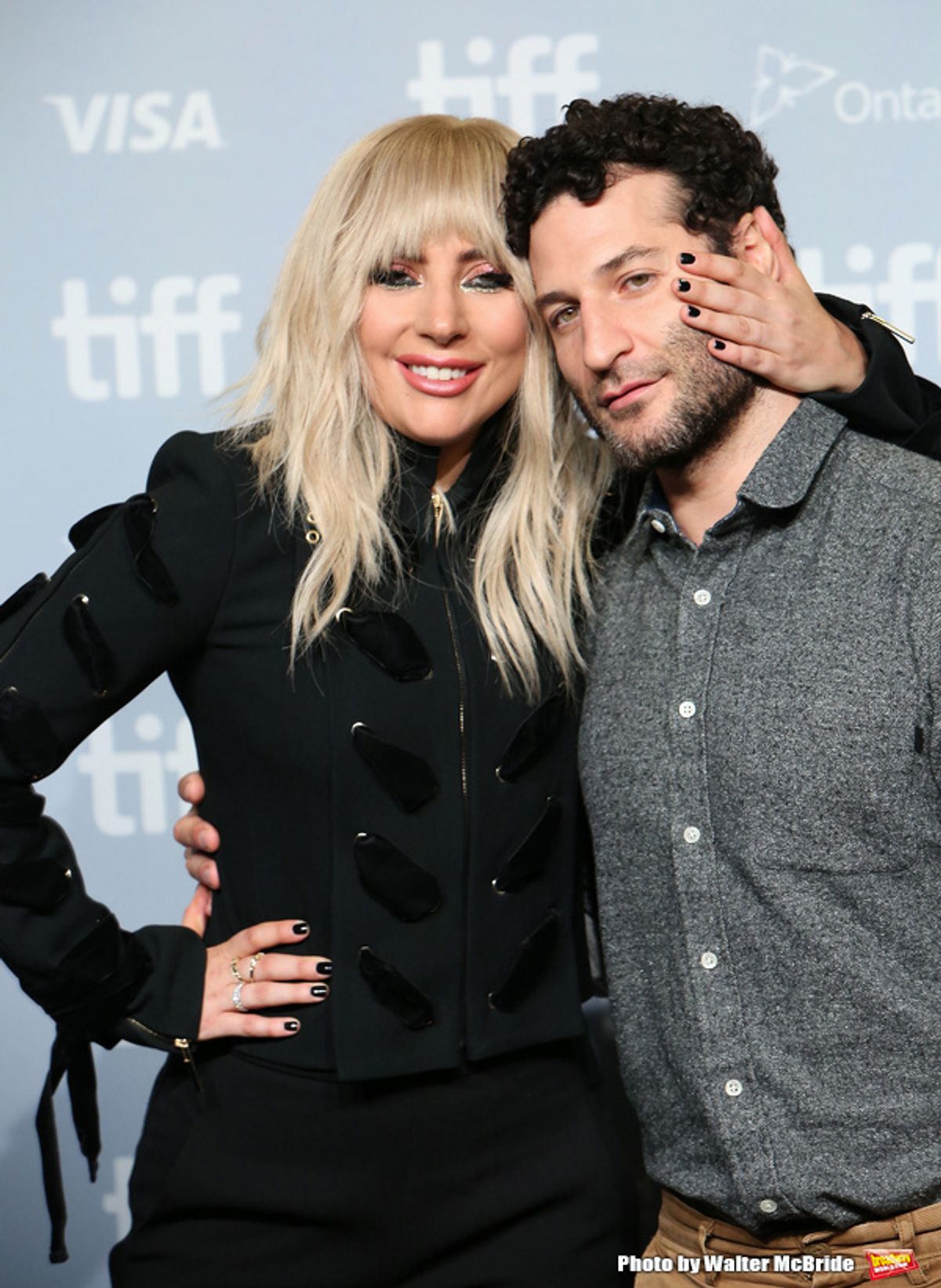 Lady Gaga and Chris Moukarbel at 