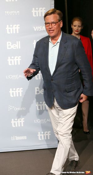 Aaron Sorkin and Jessica Chastain @ BroadwayWorld Aaron Sorkin and Jessica Chastain Photo