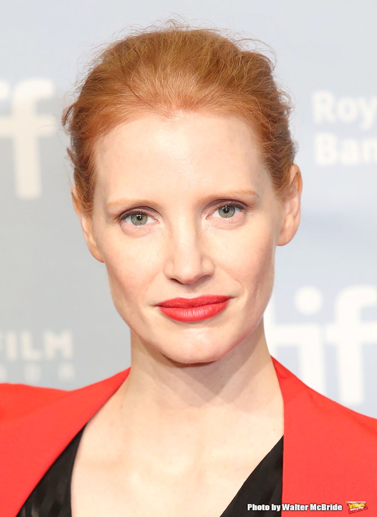 Aaron Sorkin and Jessica Chastain at 