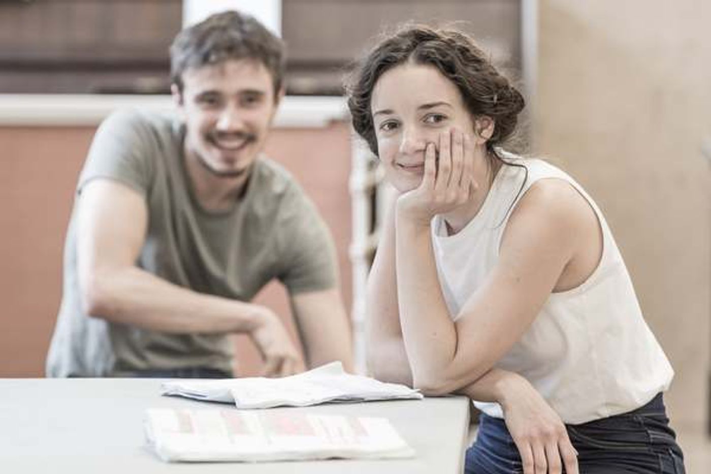 Photo Flash: In Rehearsal with Matthew Kelly and More for DESIRE UNDER THE ELMS at Sheffield  Image