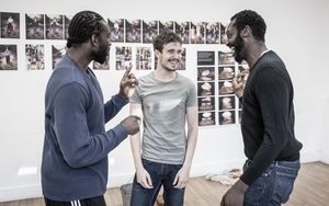 Theo Ogundipe, Michael Shea and Sule Rimi Photo