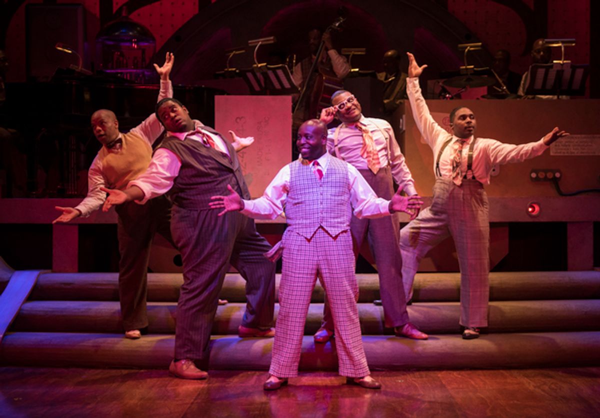 Darrian Ford, Lorenzo Rush, Jr., James Earl Jones II, Kelvin Roston, Jr. and Eric Andrews Lewis  at 