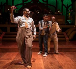 Kelvin Roston, Jr., Stephen Allen and James Earl Jones II  Photo