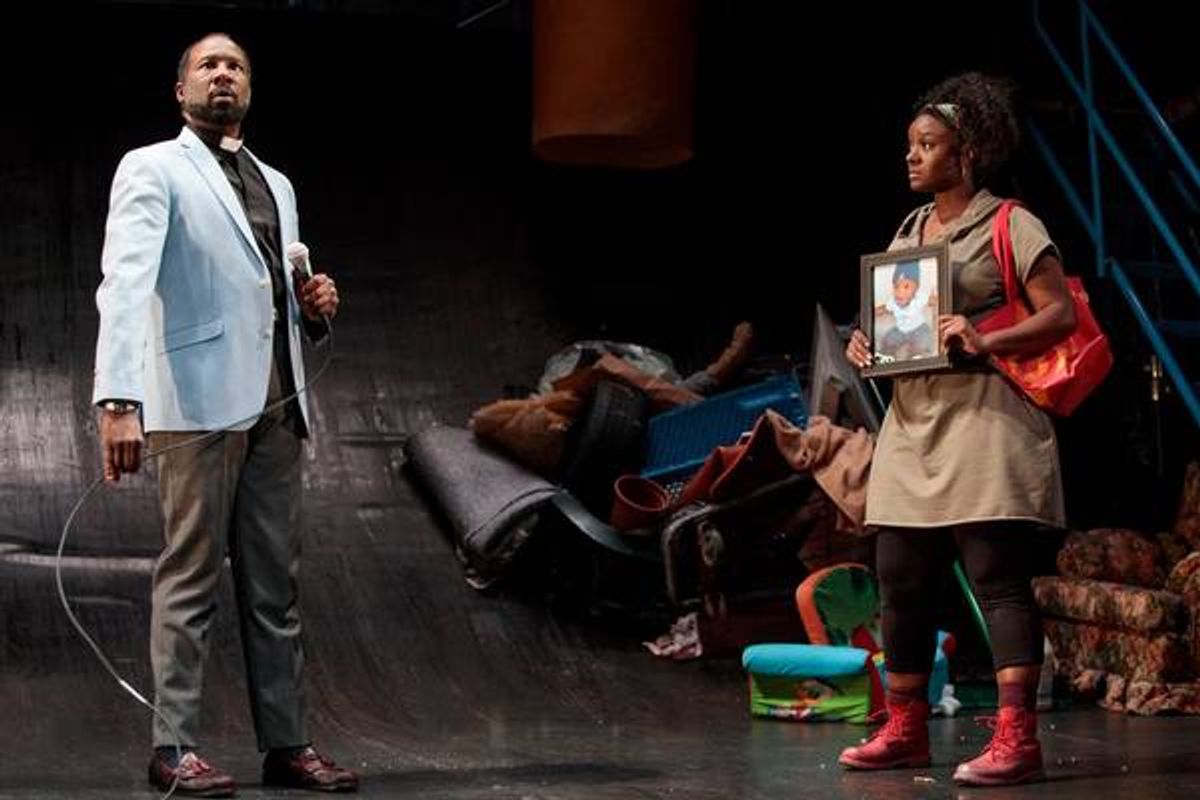 Russel G. Jones and Saycon Sengbloh at 