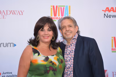 Charlotte St. Martin and Luis Miranda Photo