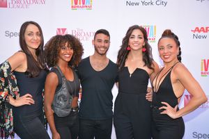 Ana Villafane with Angelica Beliard, Emmanuel Lopez and Michelle Alvez Photo