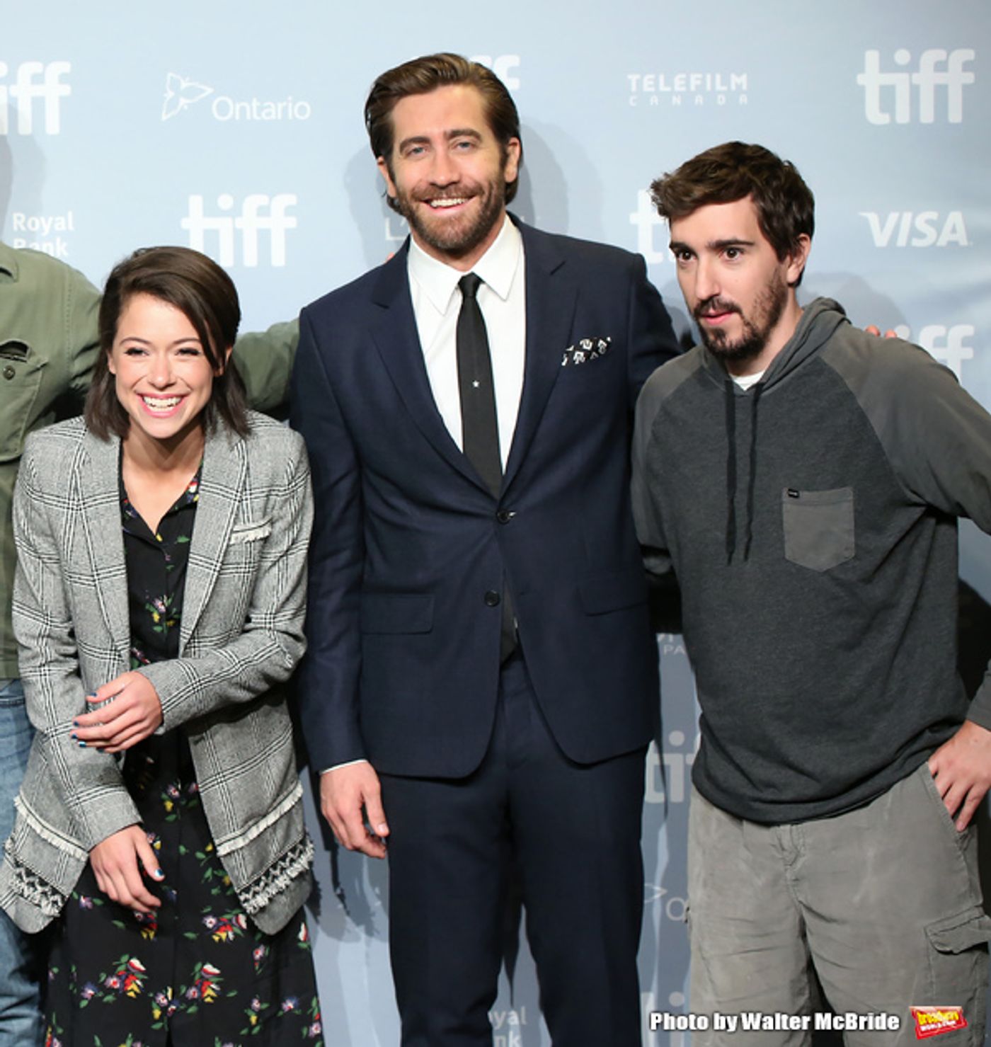 Photo Coverage: Jake Gyllenhaal, Tatiana Maslany, and More from STRONGER Meet the Press Photo Coverage: Jake Gyllenhaal, Tatiana Maslany, and More from STRONGER Meet the Press Image