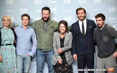 Miranda Richardson,  David Gordon Green, screenwriter John Pollono, Tatiana Maslany,  Photo