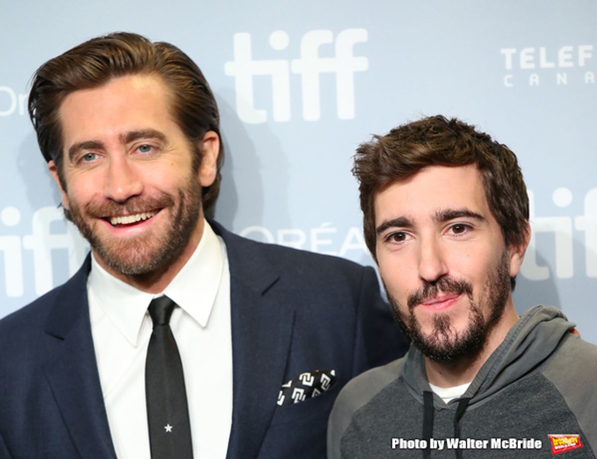 Jake Gyllenhaal and Jeff Bauman at 