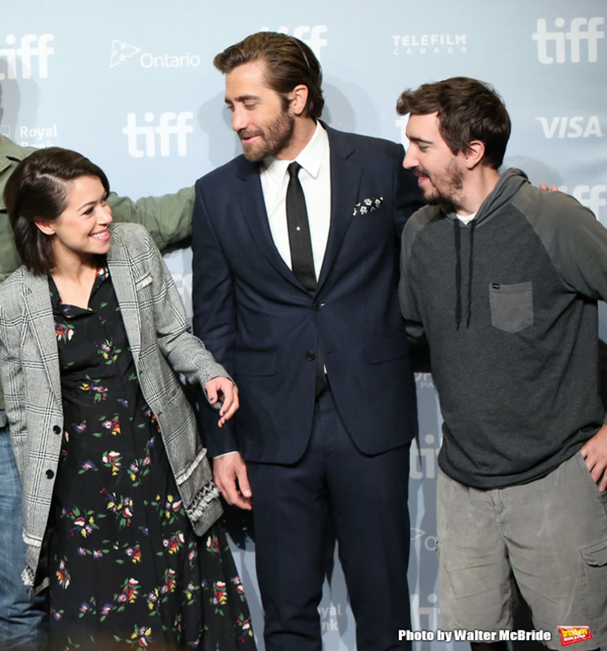 Tatiana Maslany, Jake Gyllenhaal and Jeff Bauman at 