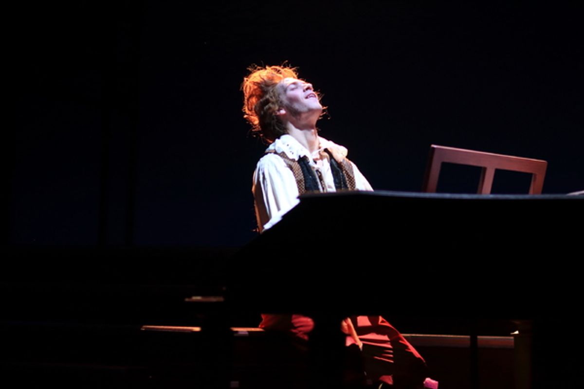 Nat Zegree as Mozart at 