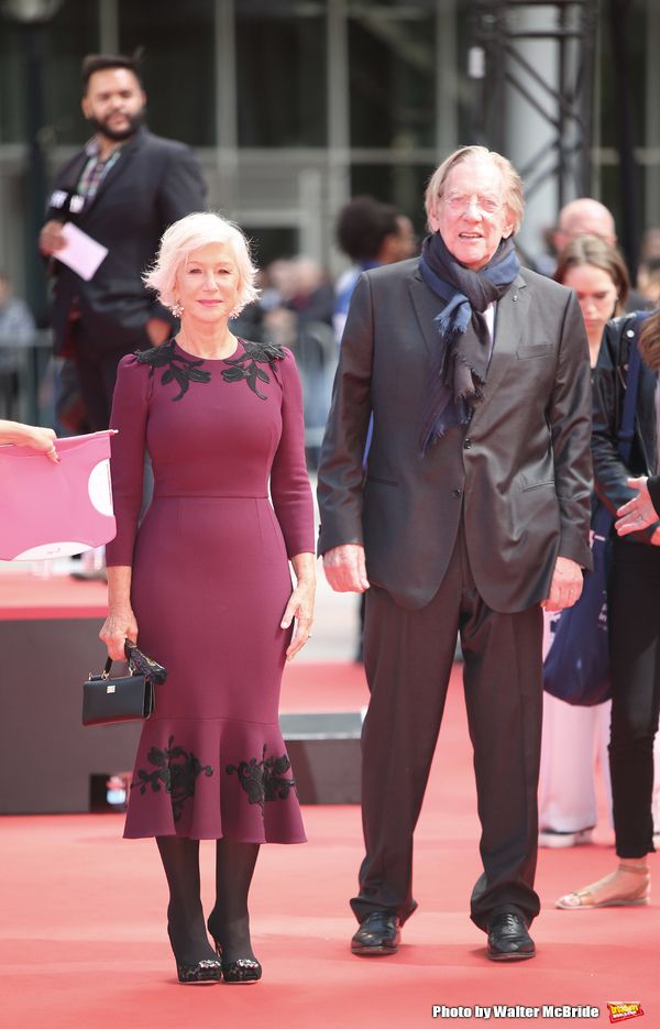 Helen Mirren and Donald Sutherland Photo