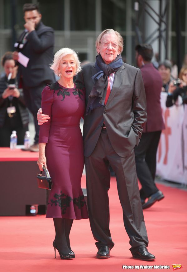 Helen Mirren and Donald Sutherland Photo