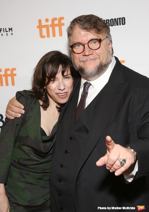 Sally Hawkins and Guillermo del Toro Photo