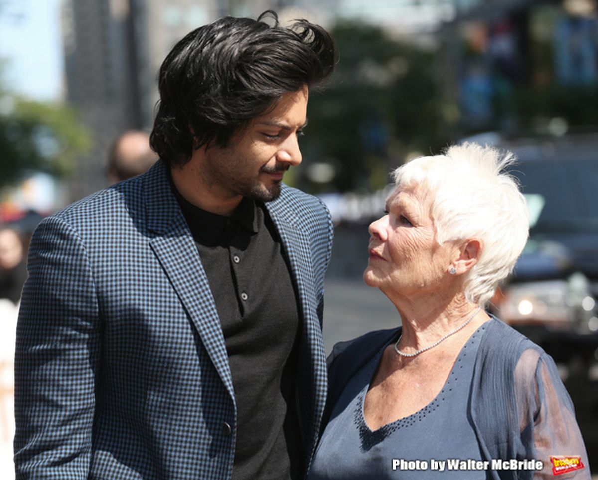 Ali Fazal and Judi Dench  at 