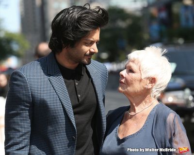 Ali Fazal and Judi Dench  Photo