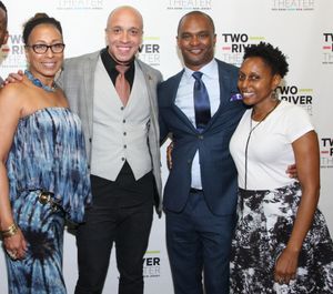 Tamara Tunie, KeiLyn Durrel Jones, Carl Cofield and Erin Cherry Photo