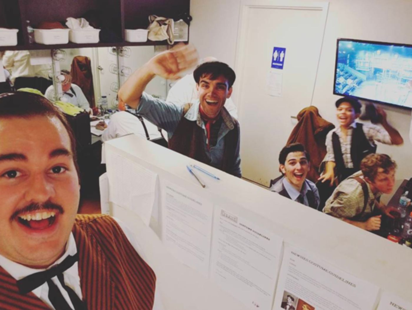 Photo Flash: WICKED Monkeys Around, MISS SAIGON Plays with Filters, and More Saturday Intermission Pics!  Image