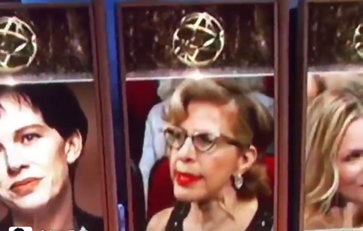 VIDEO: Watch Jackie Hoffman's Hilarious Reaction to Losing EMMY to Laura Dern  Image