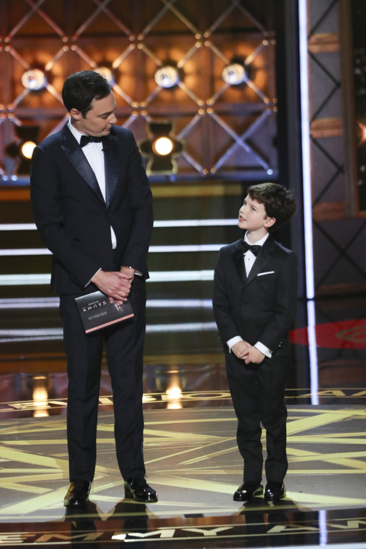 Jim Parsons, Iain Armitage at 