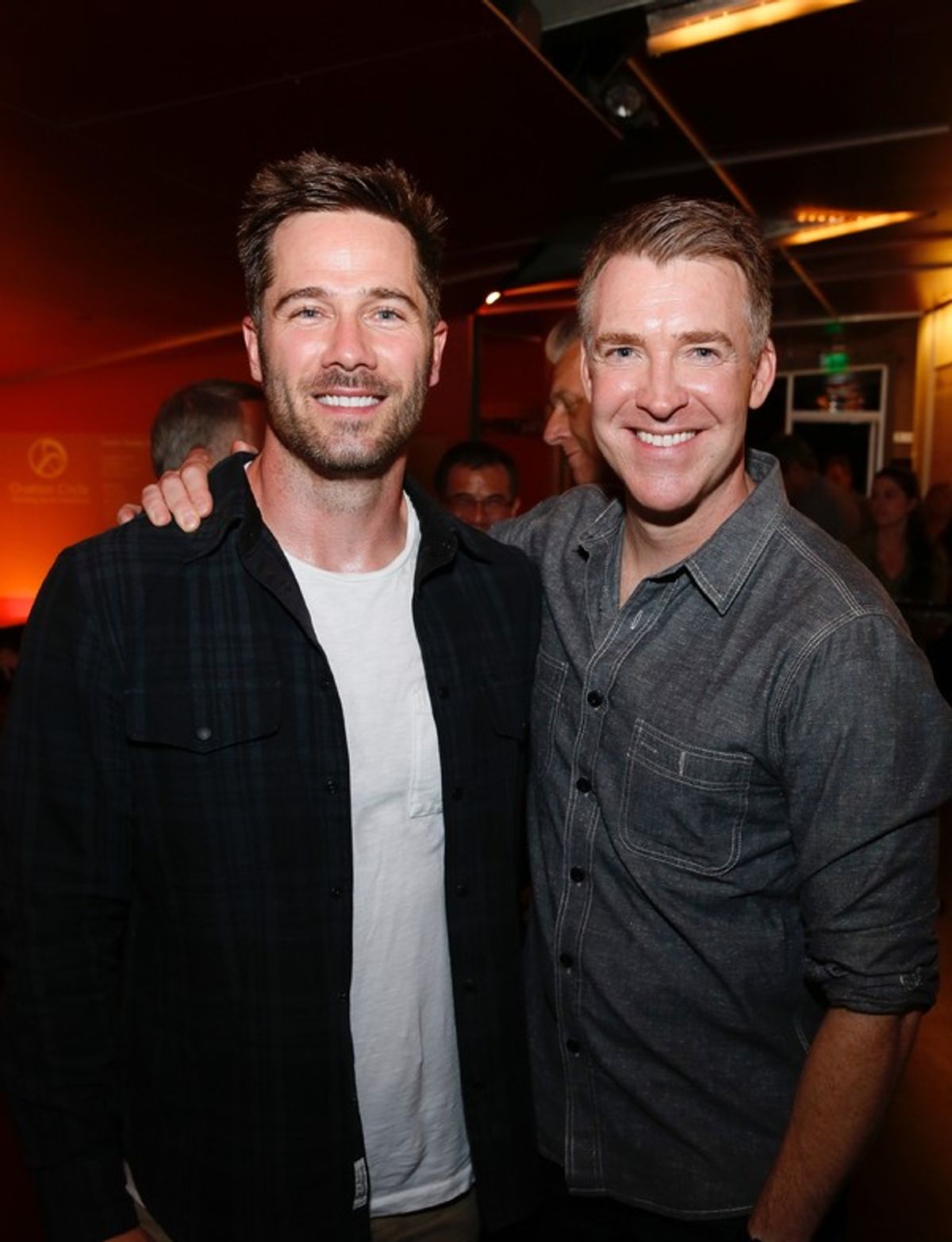 Luke Macfarlane and Brian Hutchison at 