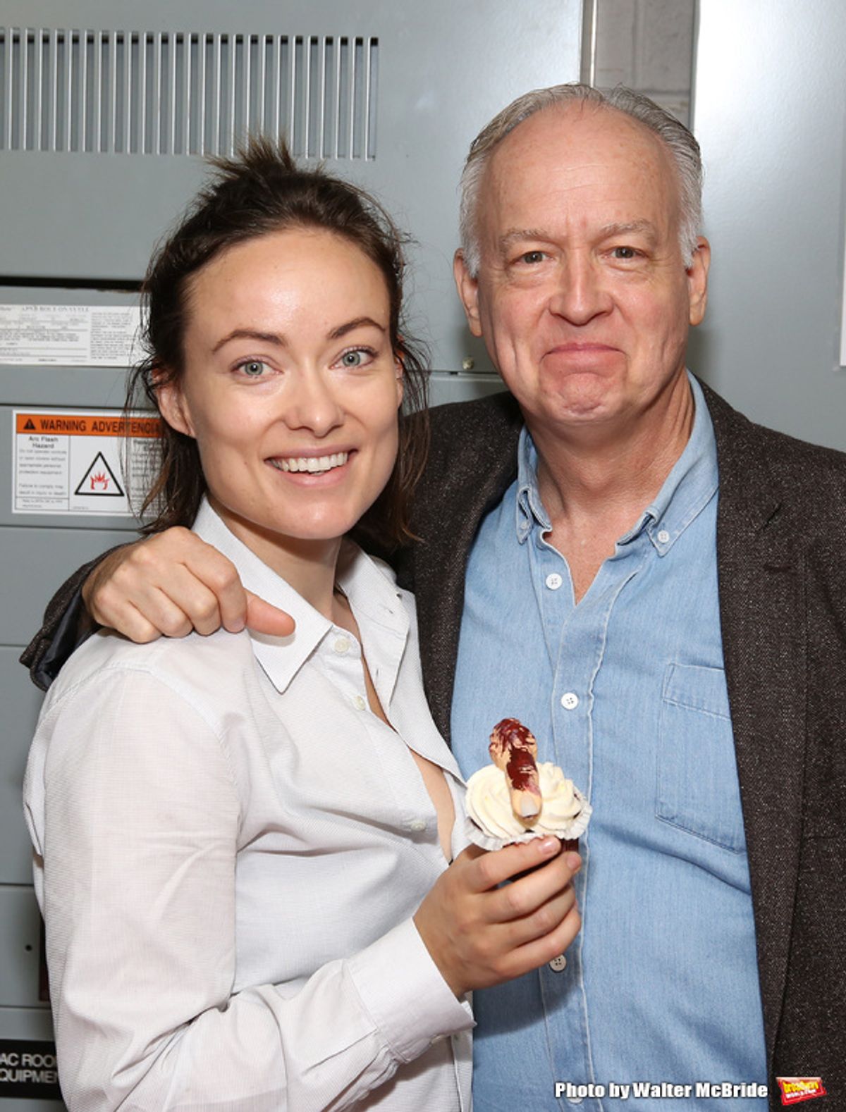 Olivia Wilde and Reed Birney at 