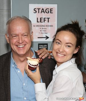 Reed Birney and Olivia Wilde @ BroadwayWorld Reed Birney and Olivia Wilde Photo