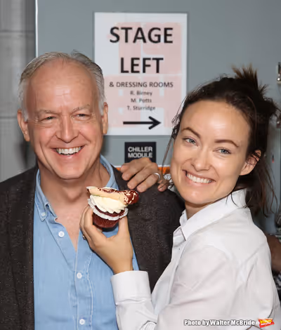 Reed Birney and Olivia Wilde  Photo