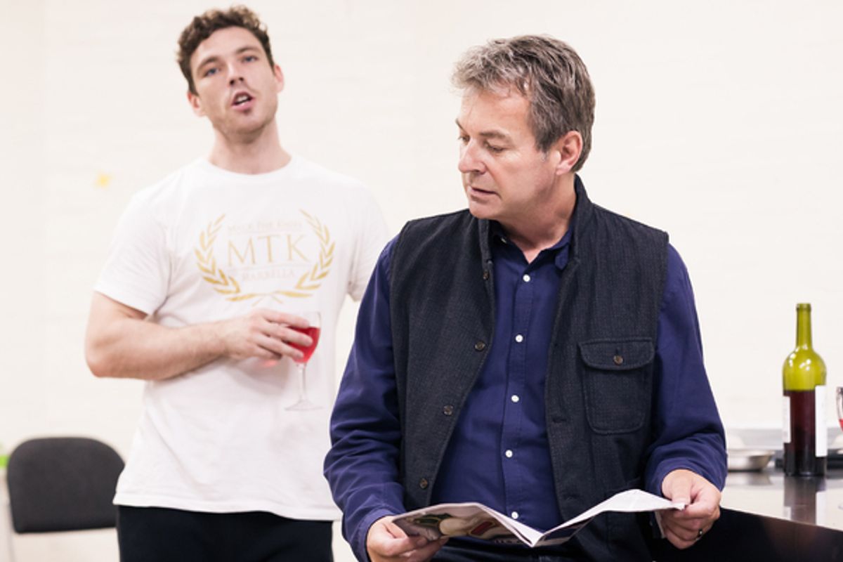 James Nelson-Joyce and Julian Clary at 