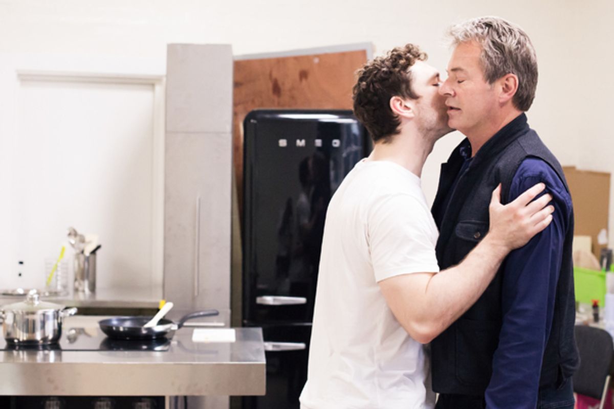 James Nelson-Joyce and Julian Clary at 