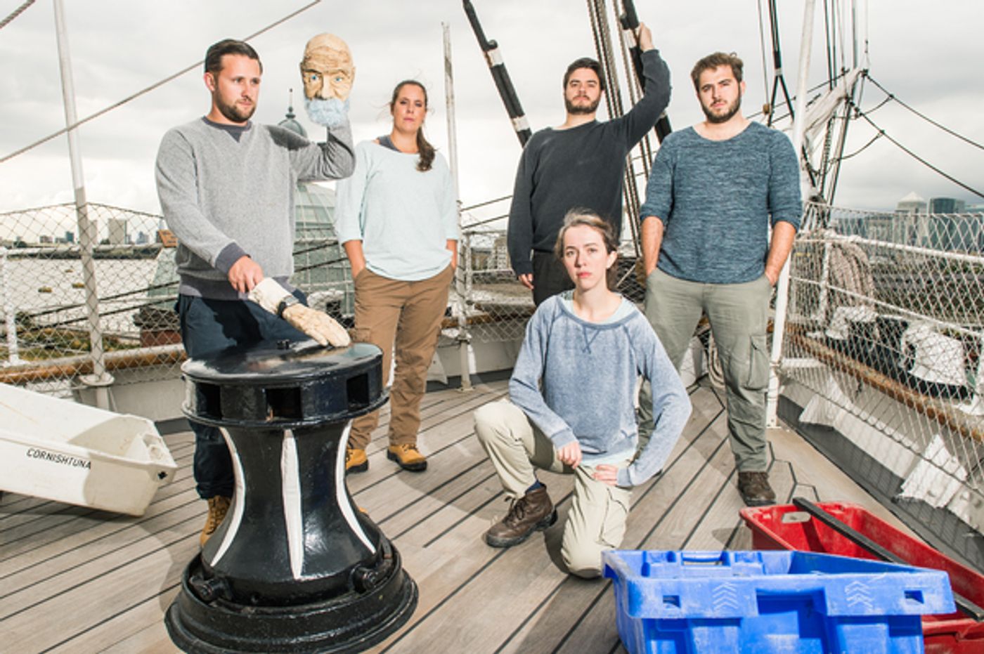 Photo Flash: Cast of IN OUR HANDS Poses Aboard The Cutty Sark Photo Flash: Cast of IN OUR HANDS Poses Aboard The Cutty Sark Image