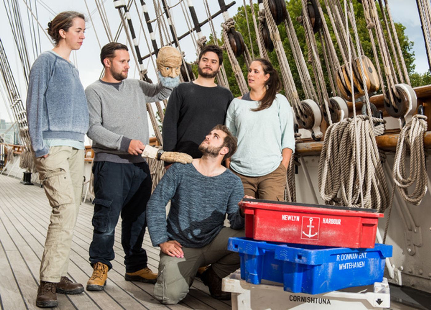 Photo Flash: Cast of IN OUR HANDS Poses Aboard The Cutty Sark Photo Flash: Cast of IN OUR HANDS Poses Aboard The Cutty Sark Image