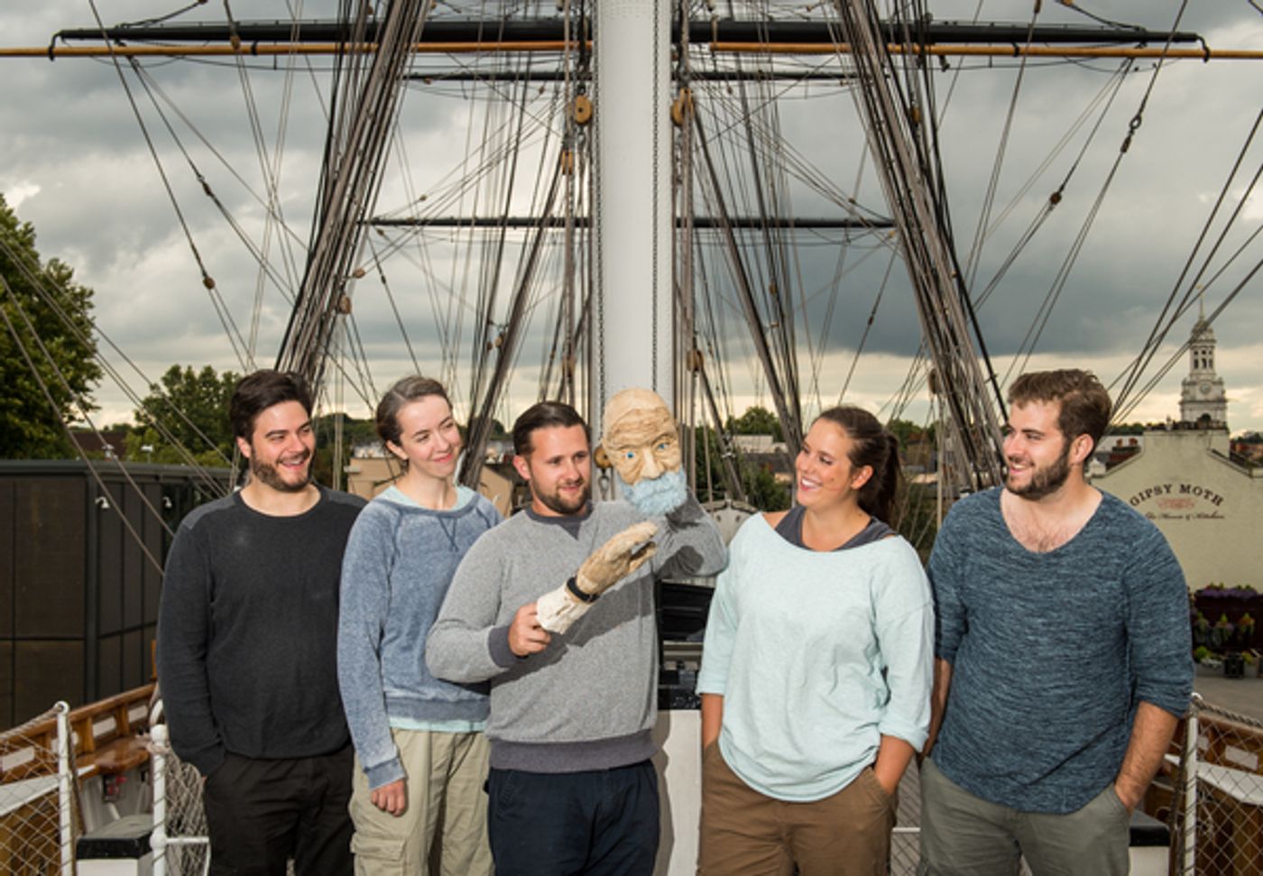 Photo Flash: Cast of IN OUR HANDS Poses Aboard The Cutty Sark  Image