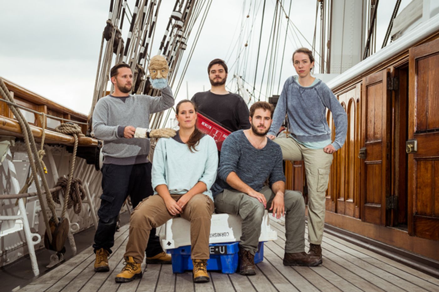 Photo Flash: Cast of IN OUR HANDS Poses Aboard The Cutty Sark  Image
