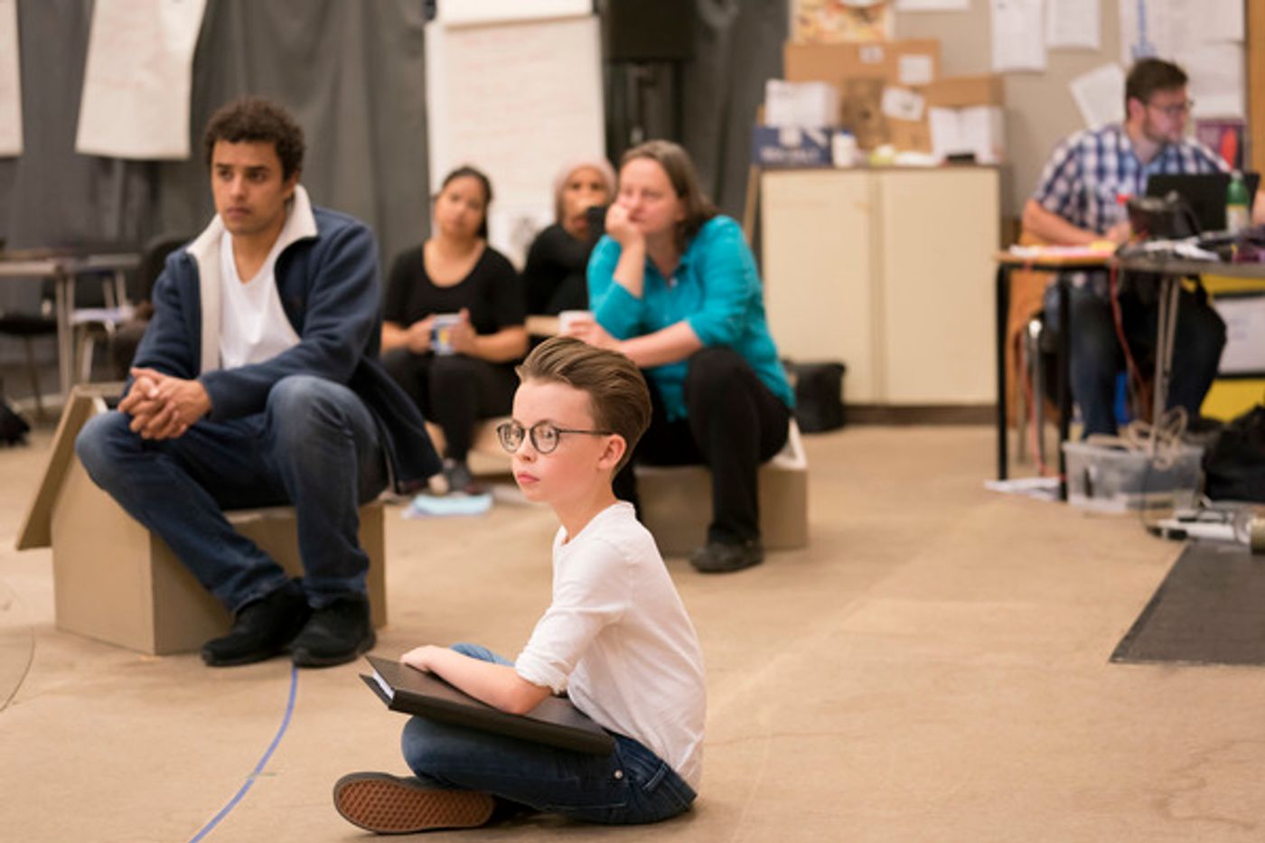 Photo Flash: In Rehearsal for SAINT GEORGE AND THE DRAGON at the National Theatre  Image