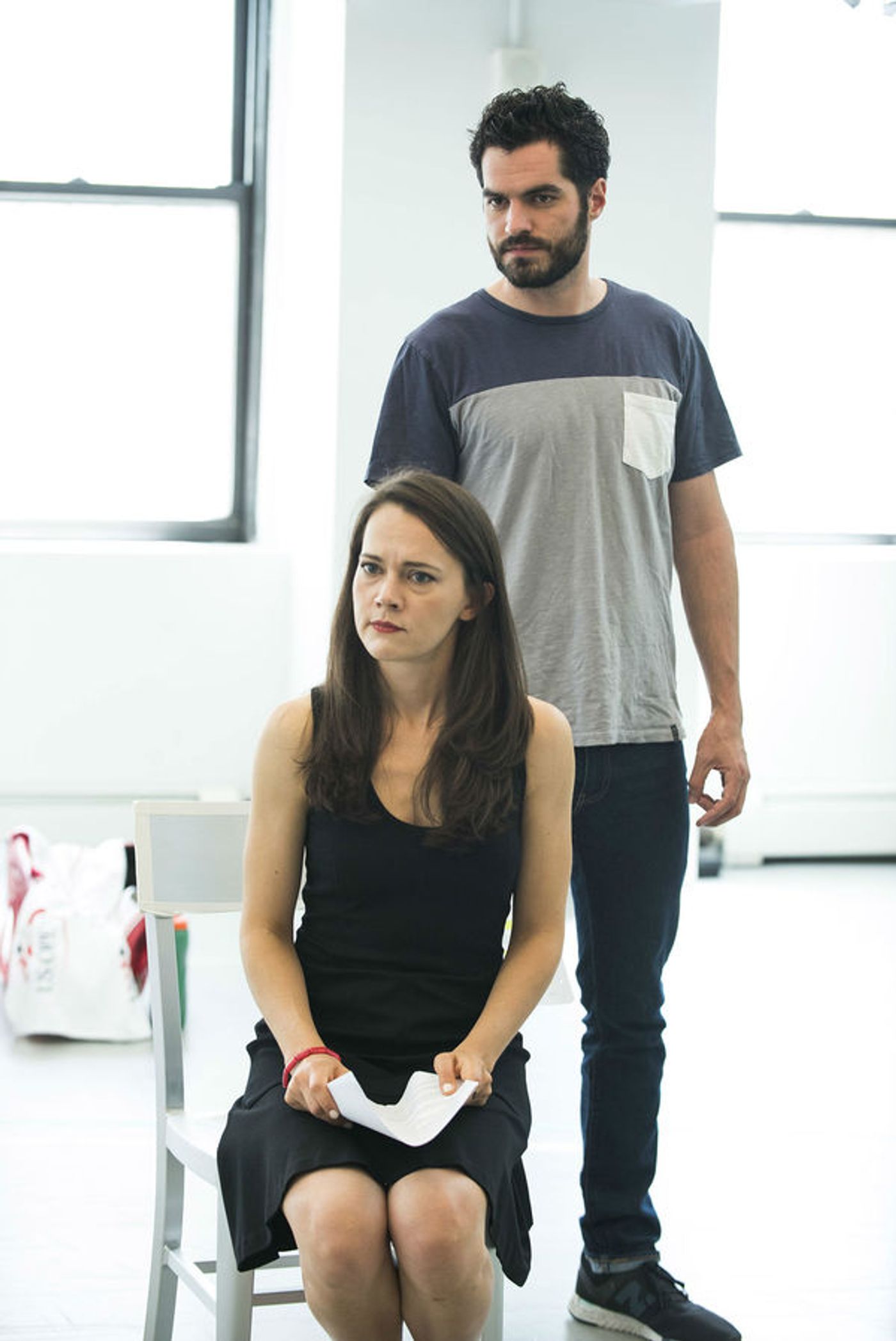 Photo Flash: In Rehearsal for Roundabout's THE LAST MATCH Off-Broadway Photo Flash: In Rehearsal for Roundabout's THE LAST MATCH Off-Broadway Image