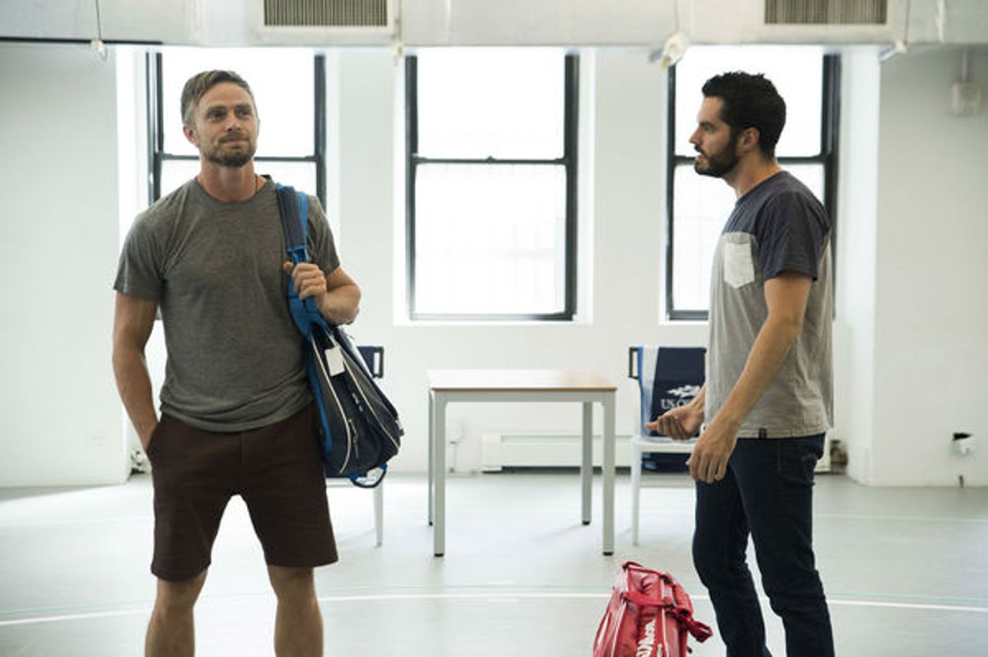 Photo Flash: In Rehearsal for Roundabout's THE LAST MATCH Off-Broadway Photo Flash: In Rehearsal for Roundabout's THE LAST MATCH Off-Broadway Image
