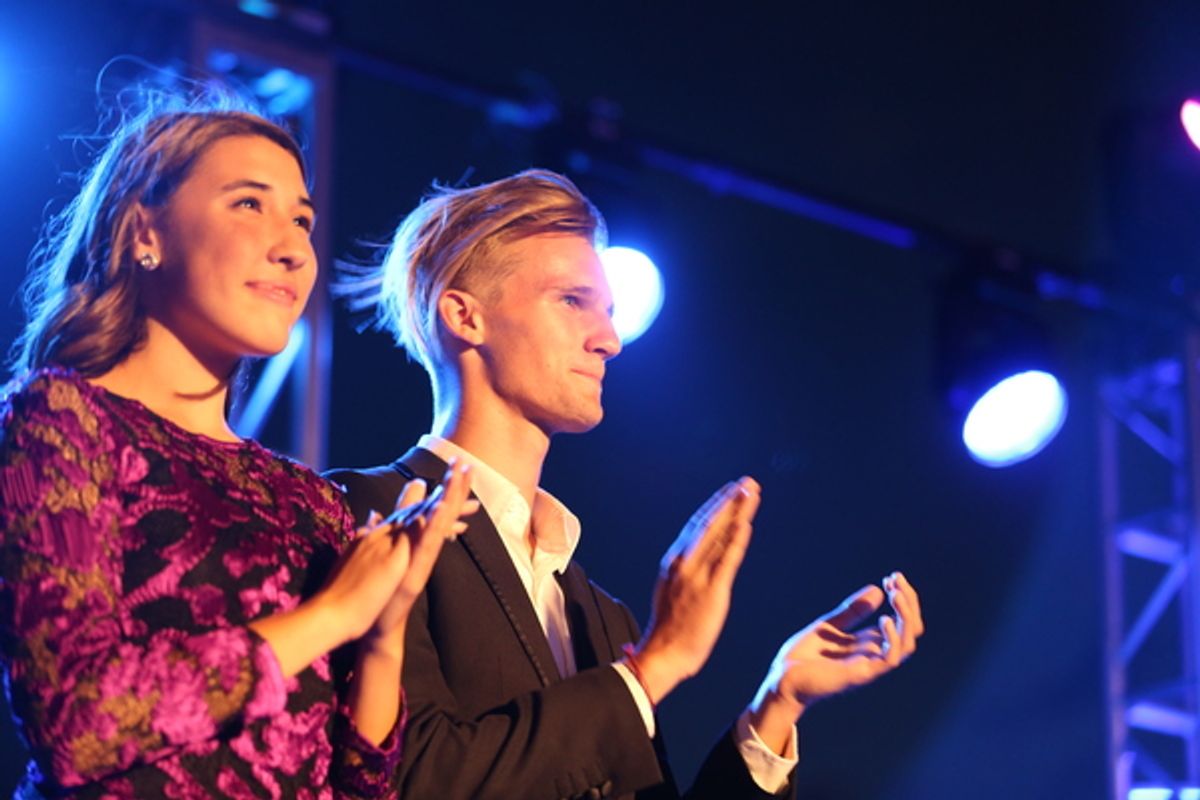 Hanna Eyre and Carson Ripley  at 