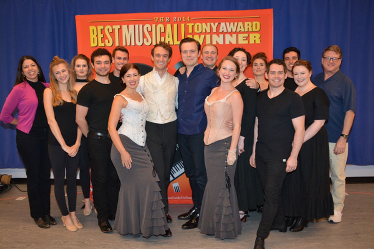 Peggy Hickey and Robert L. Freedman join Erin McIntyre, Blake Price, James Taylor Odom, Colleen McLaughlin and the cast-Timothy Aaron Cooper, Ashton Michael Corey, Mia Fitzgibbon, Colleen Gallagher, Brianna Gantsweg, Tyler Lenhart, Kristen Kane, Conor McG at 