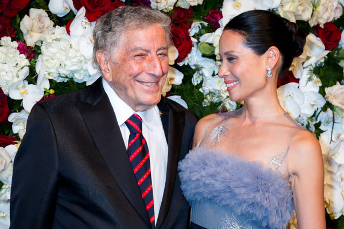 Tony Bennett, Lucy Liu at 
