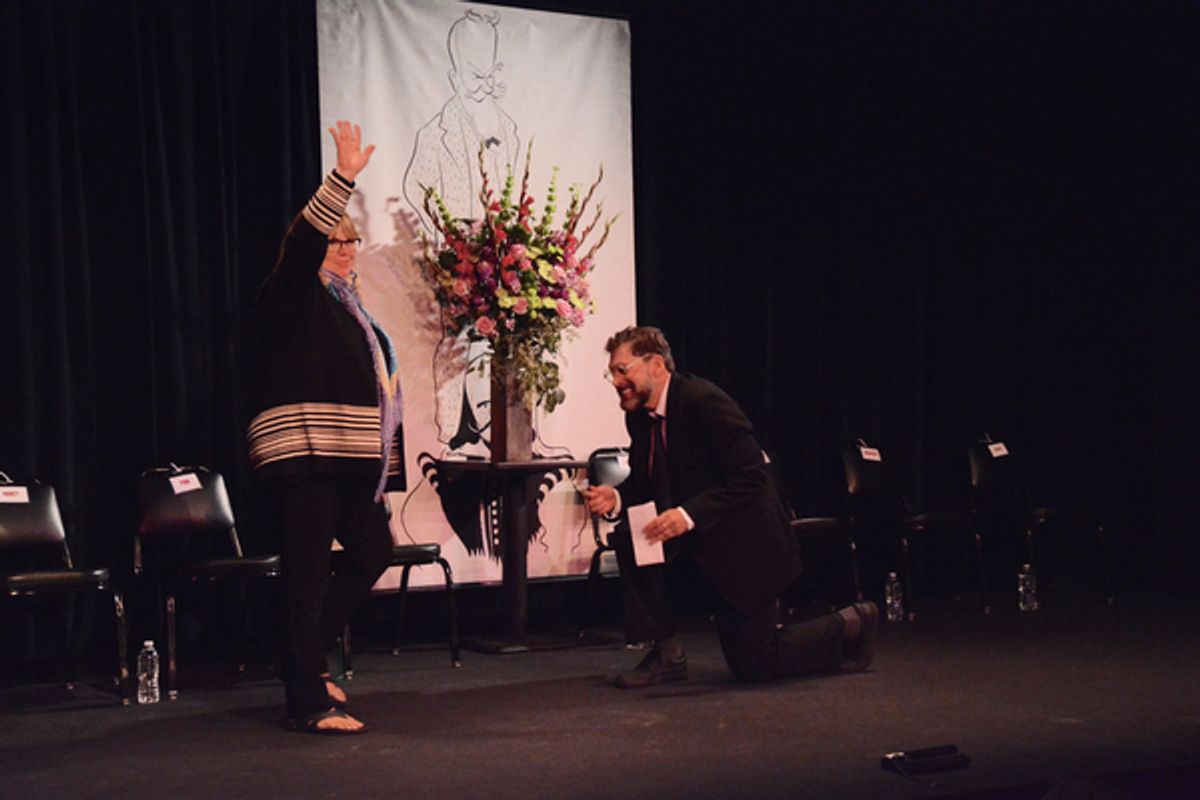 Jenn Thompson and David Staller at 