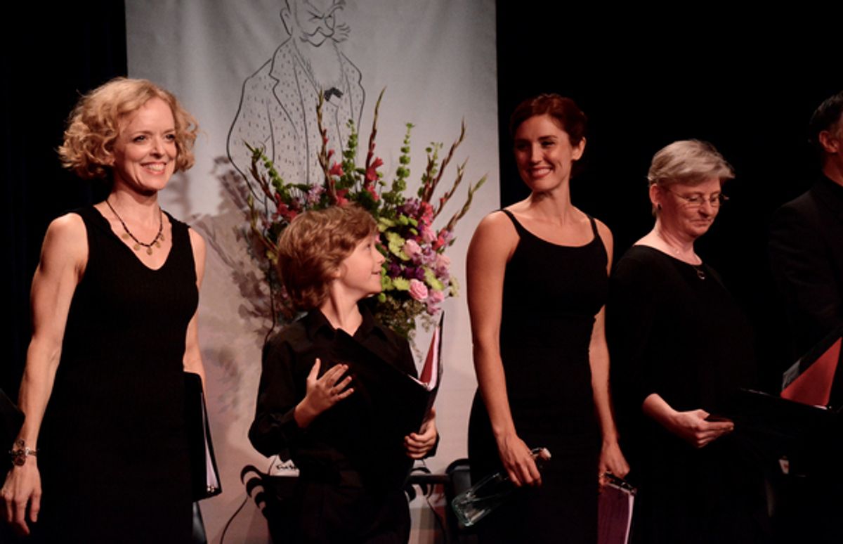 Nancy Anderson, Finn Douglas, Mara Davi and Lauren Yarger at 