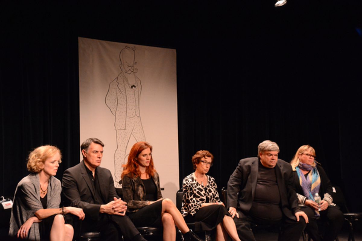 Nancy Anderson, Robert Cuccioli, Mara Davi, Eileen Dolgin, Terry Teachout and Jenn Thompson at 