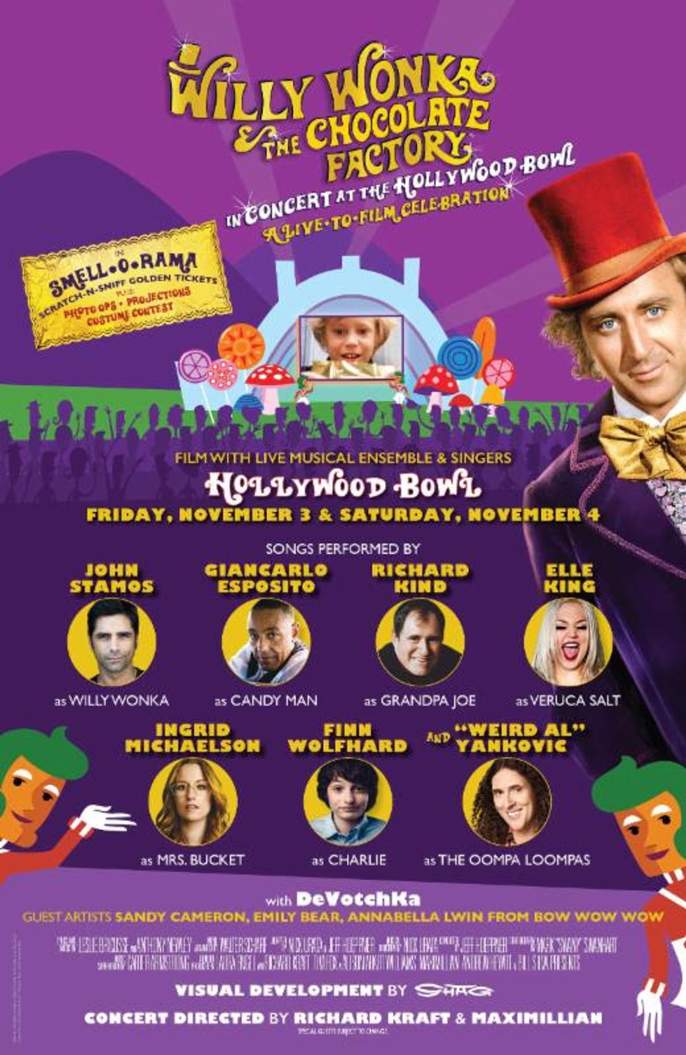 John Stamos, Weird Al to Star in WILLY WONKA AND THE CHOCOLATE FACTORY: IN CONCERT  Image