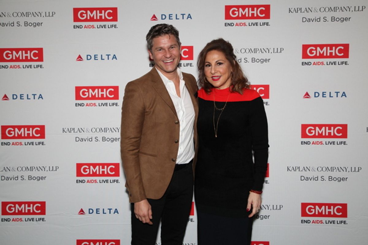 David Burtka and Kathy Najimy at 