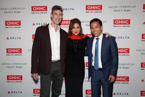 William Lauch, Kathy Najimy and Kelsey Louie Photo