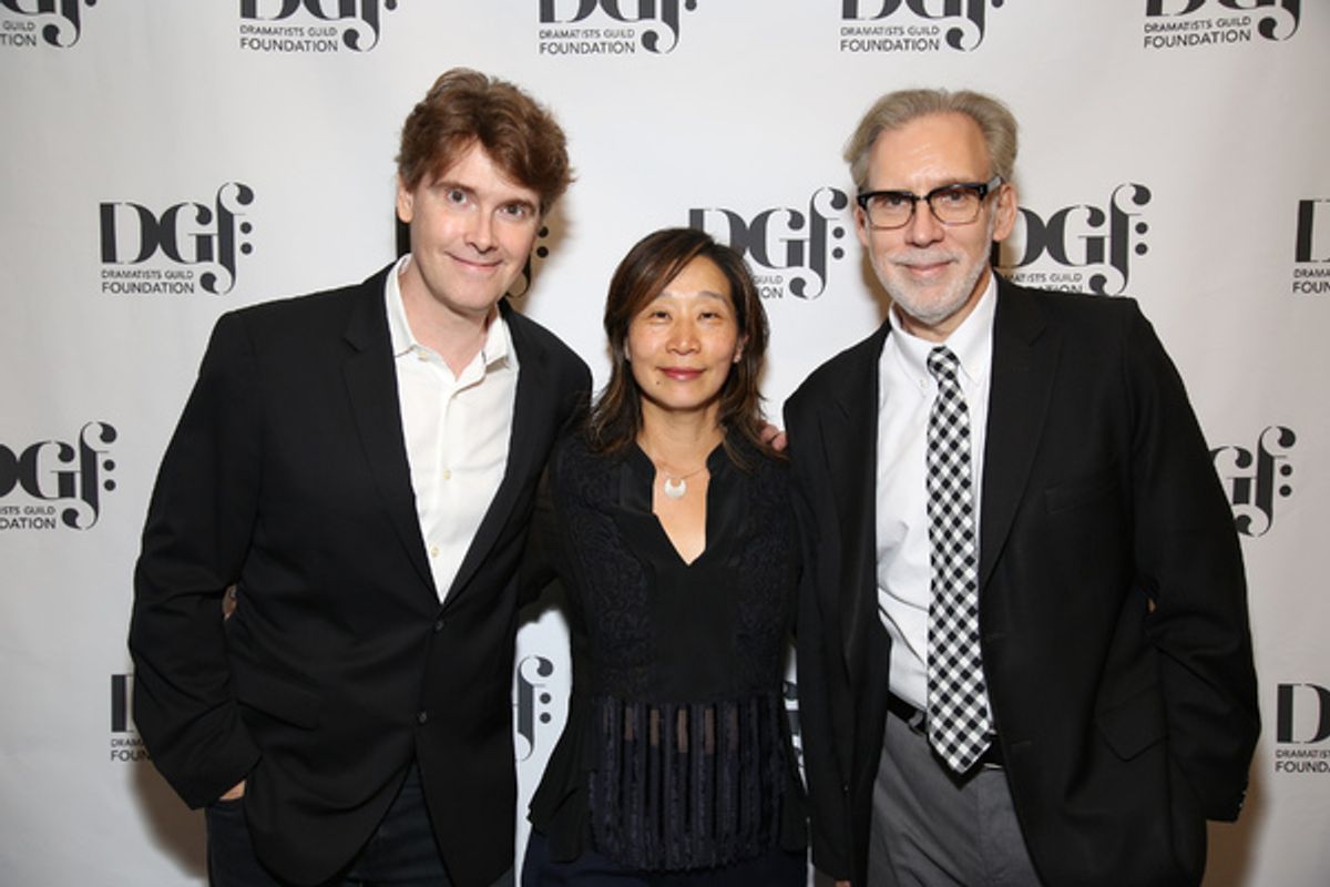 Laurence O'Keefe, Diana Son and Michael Korie at 