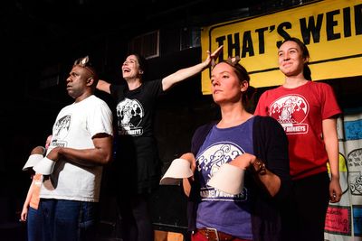 Bradford Stevens, Raquel Torre, Mary Winn Heider and Emily Marso Photo