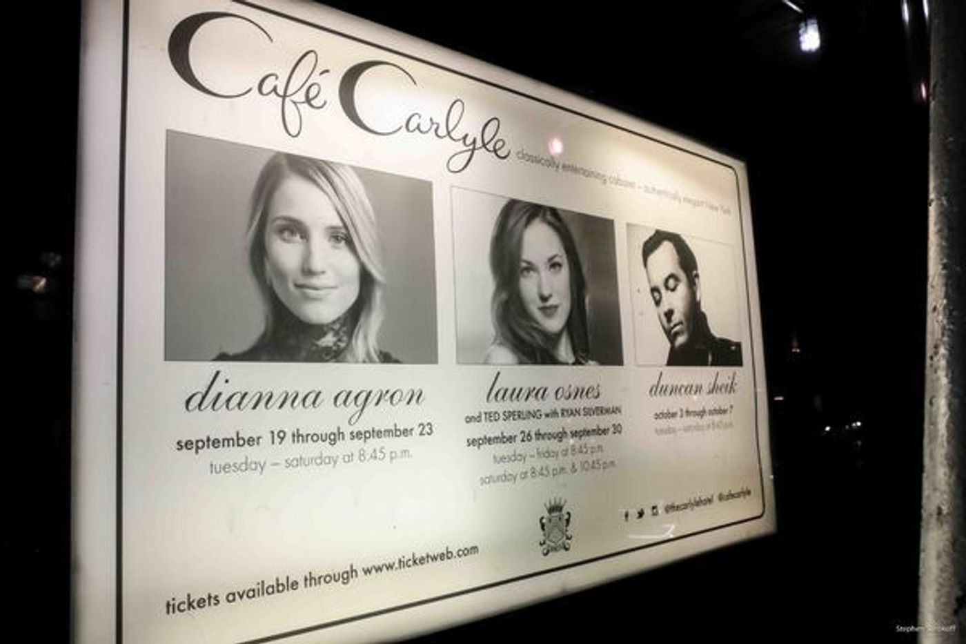 Photo Coverage: Dianna Agron Makes Cafe' Carlyle Debut  Image