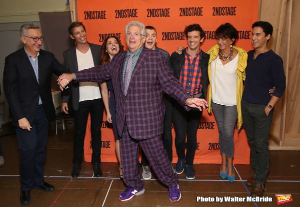 Moises Kaufman and Harvey Fierstein with cast Ward Horton, Roxanna Hope Radja, Jack D Photo